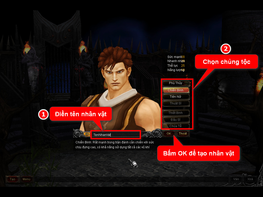 Chức năng chính của Game MU Khát Vọng